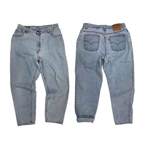Vintage Levi's 550 High Waist Tapered Leg Mom Jeans | L/XL W 34" x L 28" - Picture 1 of 8